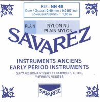 Nylon rectified Savarez 100 cm 0,40 mm