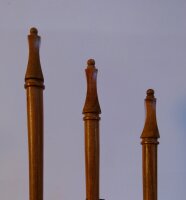 Pegs for baroque-lute plum small