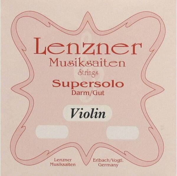 Lenzner Supersolo violin G gut - silver