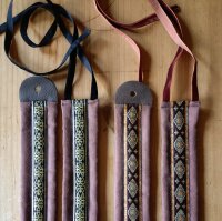 Lute strap 5cm brown brown